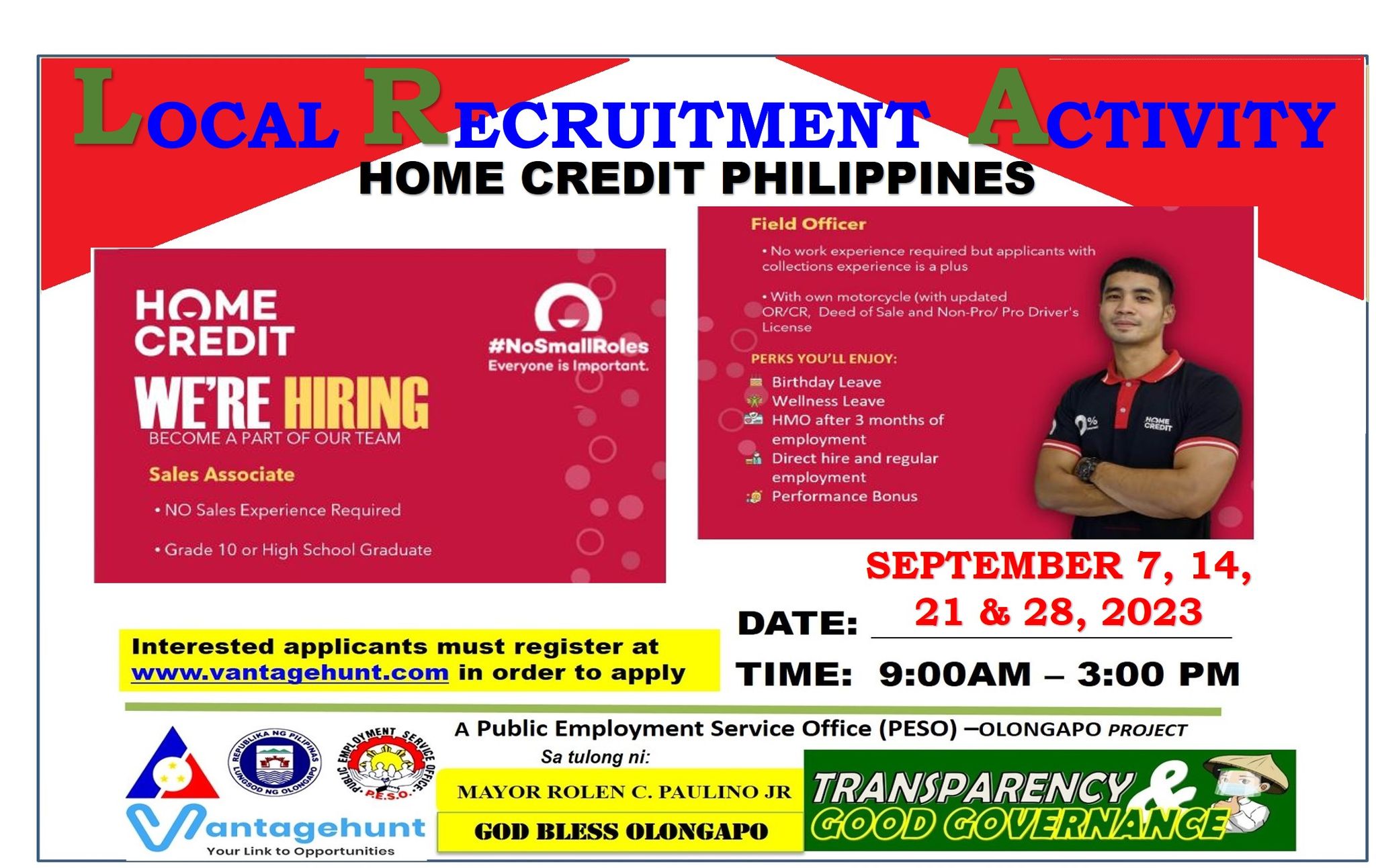 HOME CREDIT CONSUMER FINANCE PHILIPPINES -LRA Banner Vantagehunt