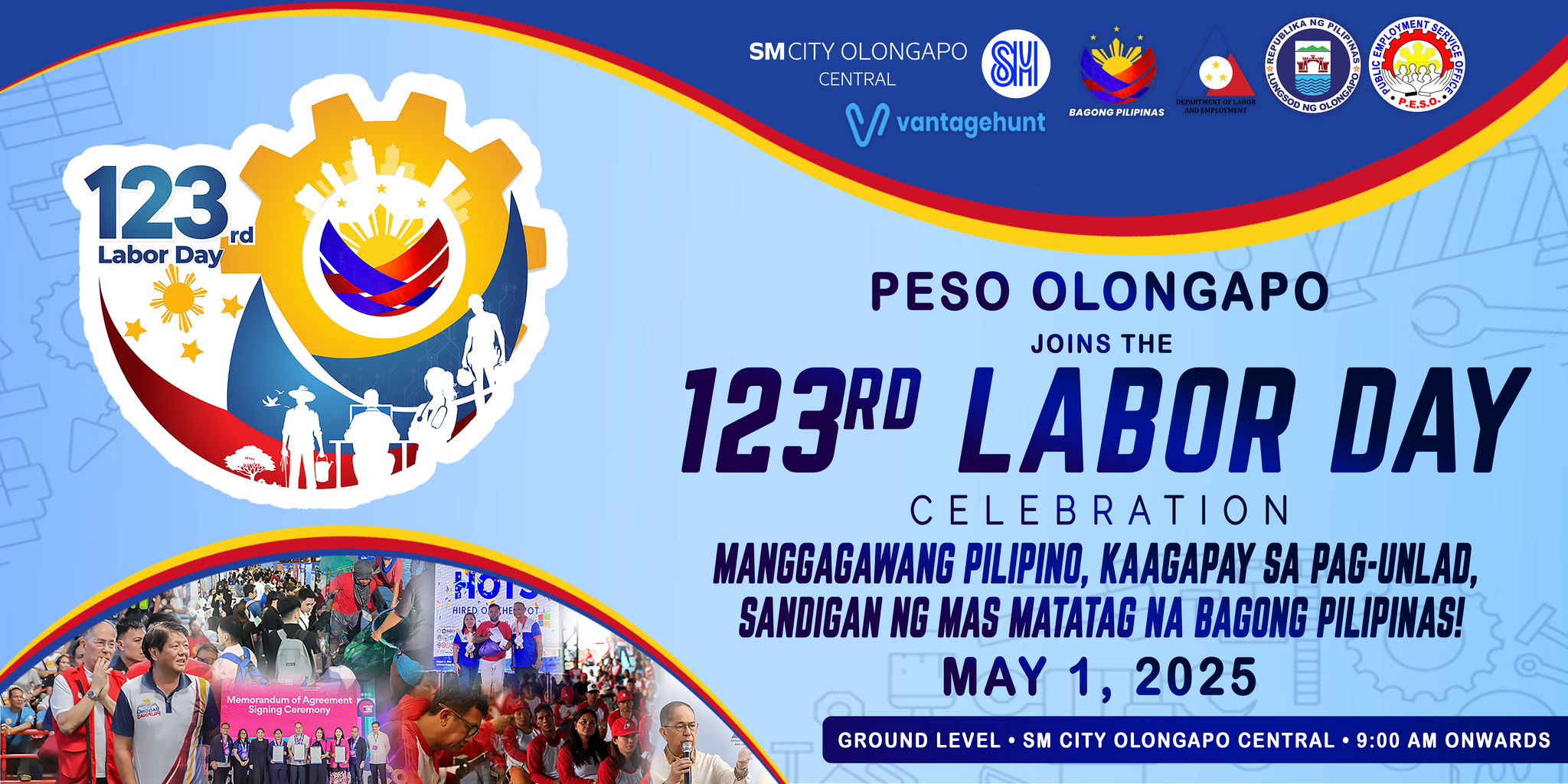 PESO OLONGAPO LABOR DAY JOB AND KADIWA TRADE FAIR Banner Vantagehunt